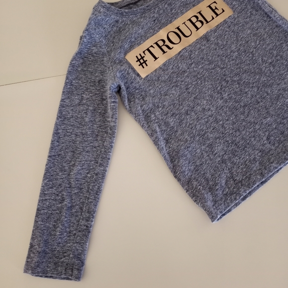 The Children's Place Long Sleeve Trouble Tee Shirt Toddler Girls Size 3T - Picture 6 of 13